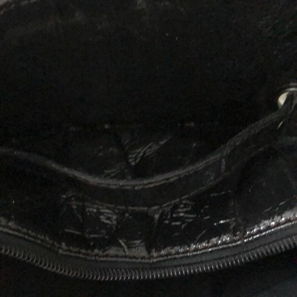 Big Budda Black Patent Leather Big Buddha Bag - Picture 6 of 6